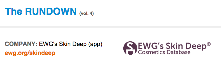 The Rundown on EWG Skin Deep